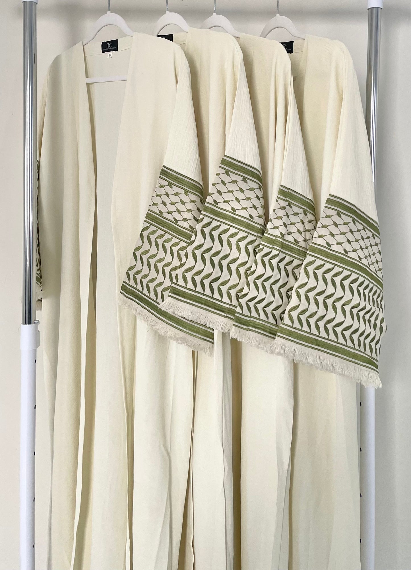 Olive Green Kuffiyeh Abaya