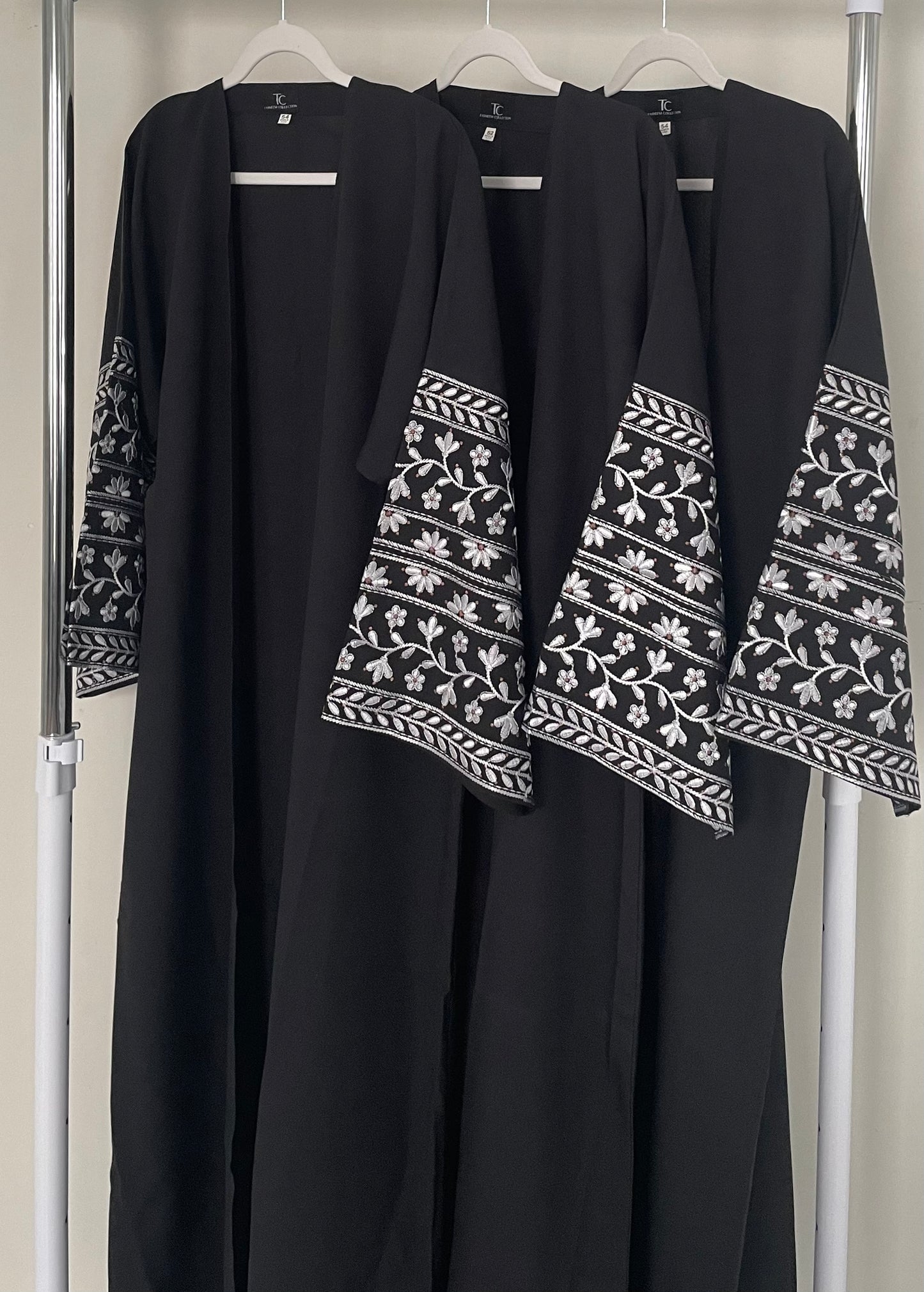 Black Open Abaya